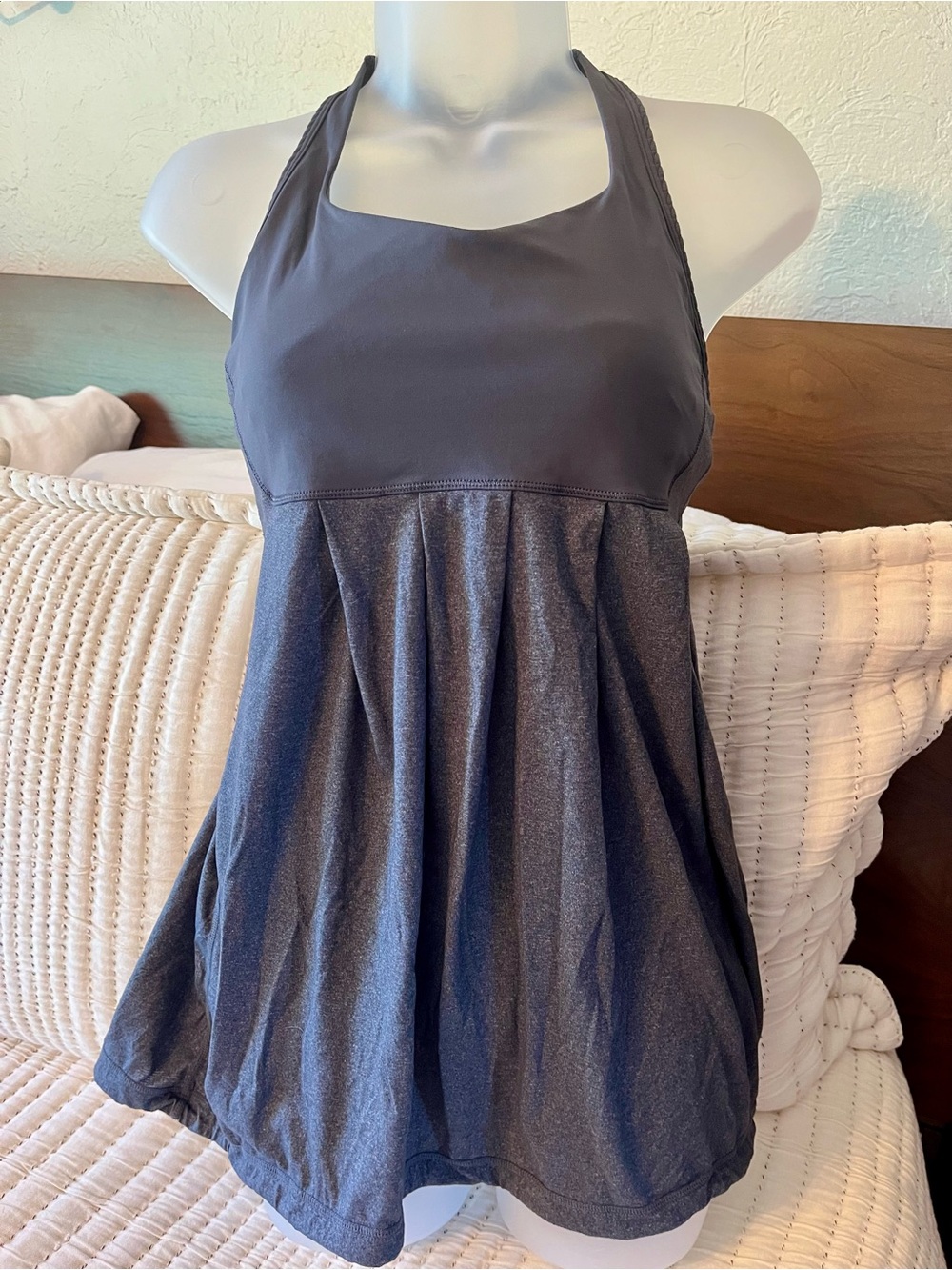 Lululemon athletica power technique tank in dark gray